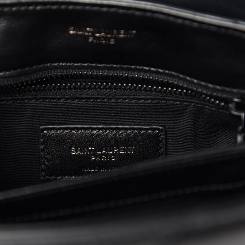 SAINT LAURENT SAINT LAURENT CALFSKIN SO BLACK Y QUILTED TOY LOULOU BAG OUTLET