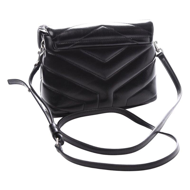 US$ 120.00 - EvaLuLu Chain Shoulder Bag Black with Silver Hardware -  www.evalulu.com
