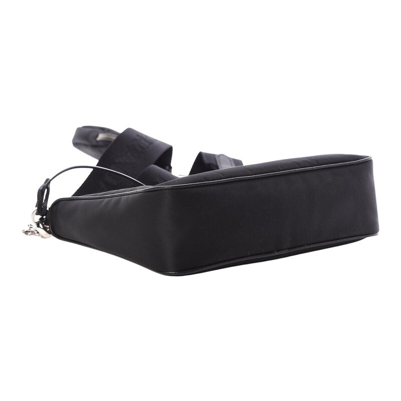 PRADA PRADA NYLON BLACK RE-EDITION 2005 MESSENGER BAG 2021