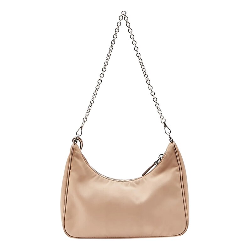 PRADA PRADA NYLON BEIGE RE-EDITION 2005 MESSENGER BAG