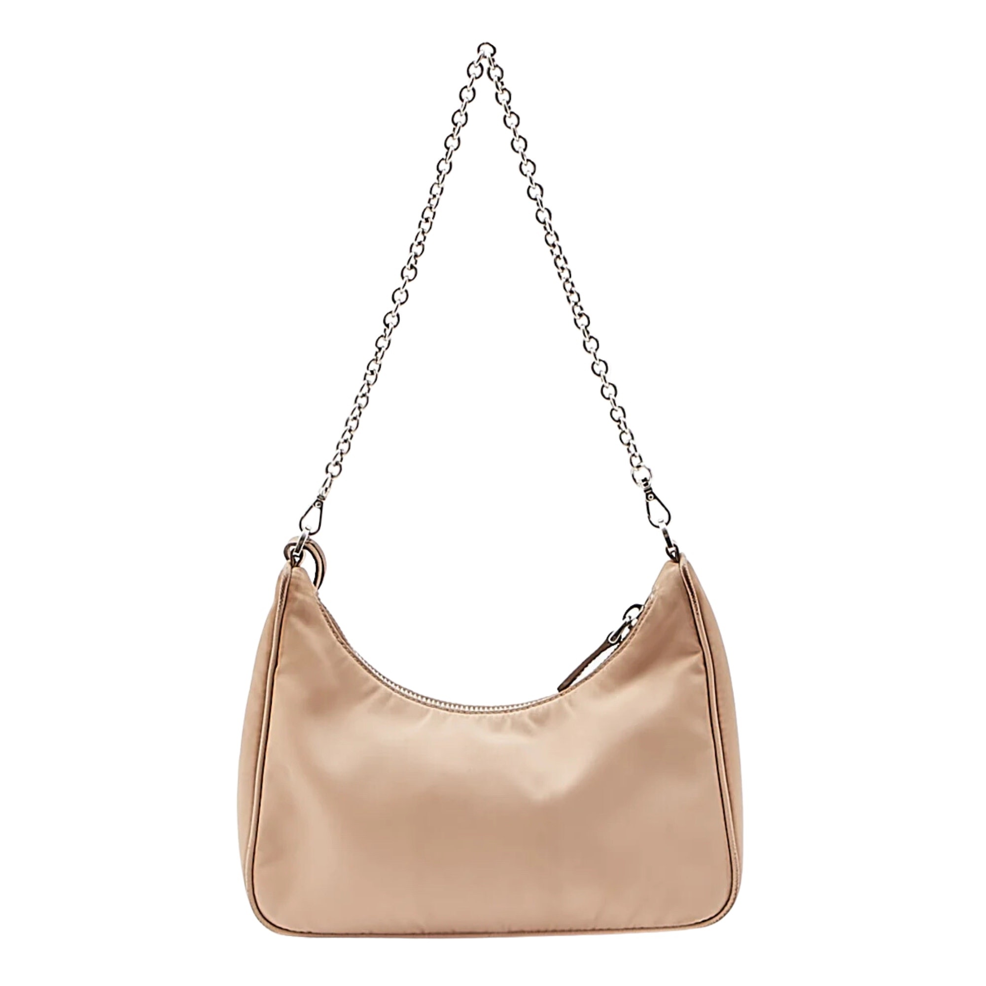 Prada beige 2025 nylon bag