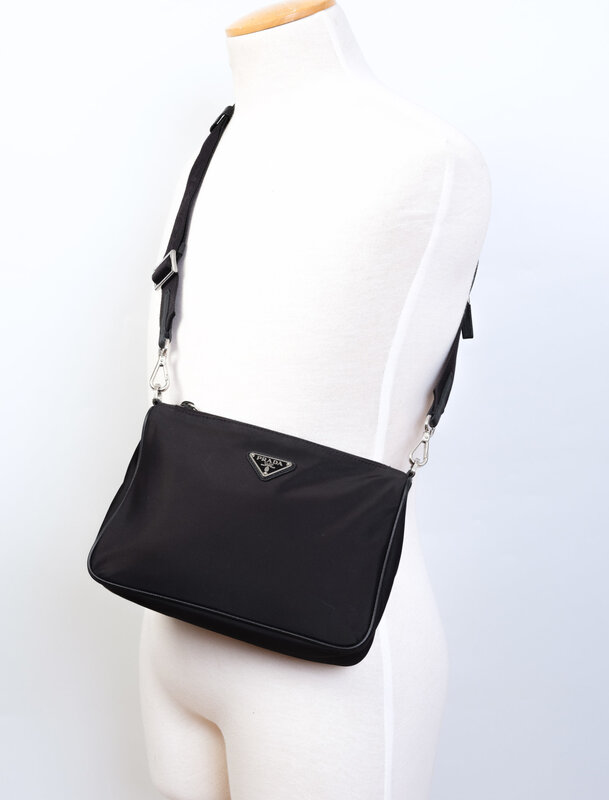 Prada square nylon bag sale