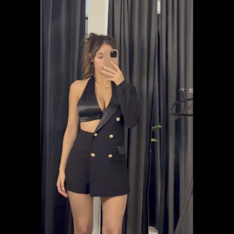 CRTBLNCHSHP ROZOLYN BLAZER JUMPER BLACK M