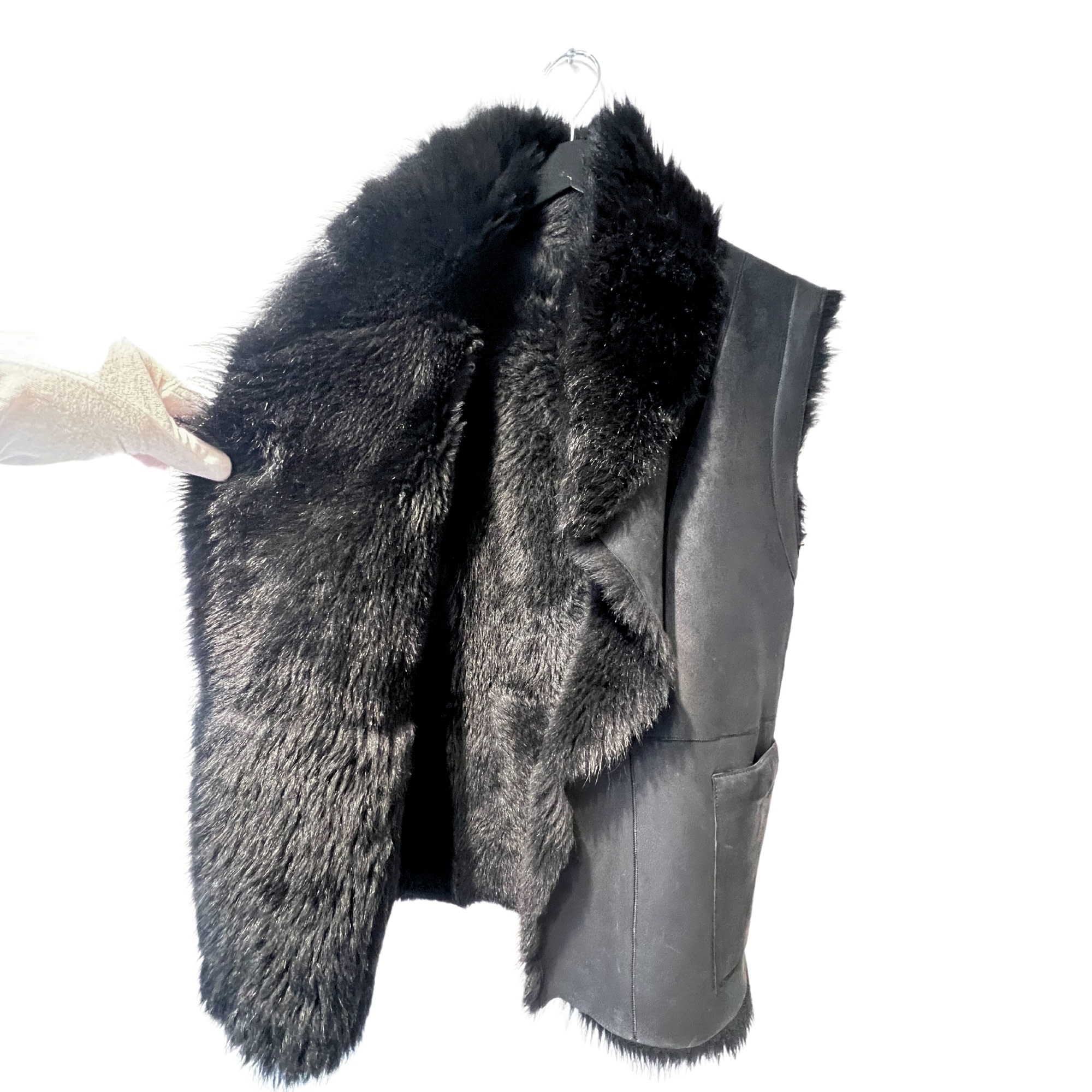 Vince on sale fur vest