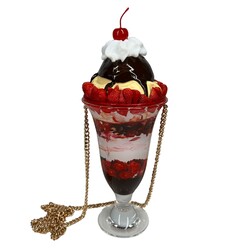 MOSCHINO MOSCHINO ICE CREAM SUNDAE SHOULDER BAG
