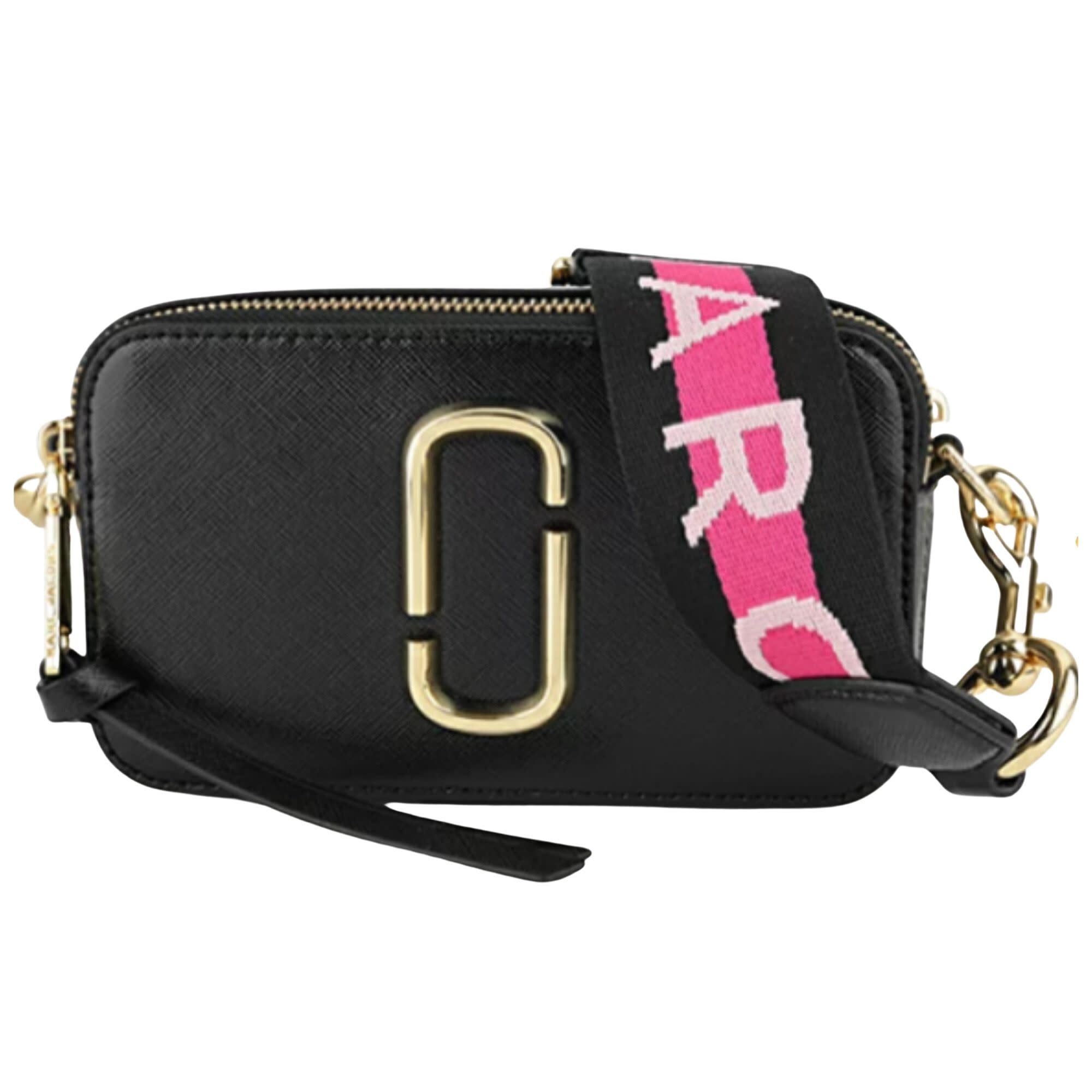 Snapshot of Marc Jacobs - Dark and light pink colored bag made of leather  with shoulder strap for women