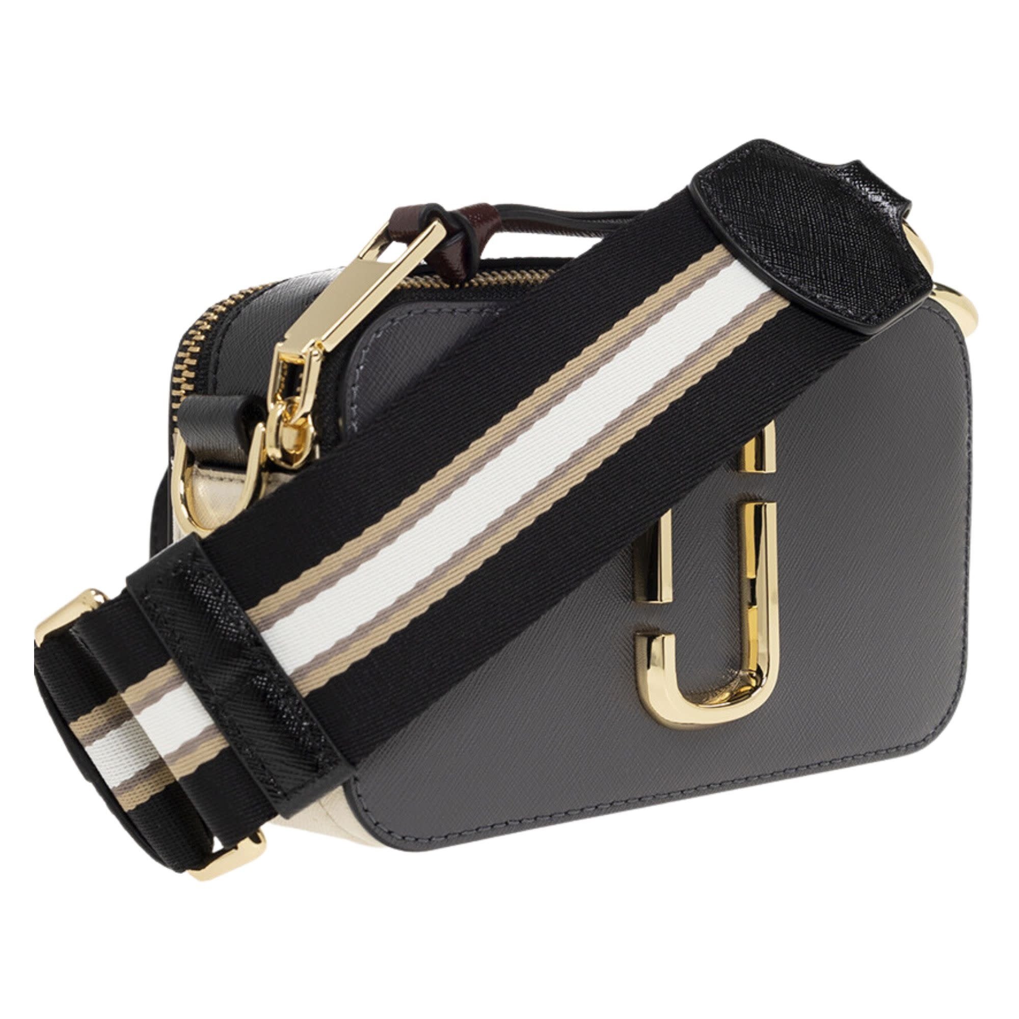Marc Jacobs The Snapshot Camera Bag Light Grey in Leather with Gold-tone -  US
