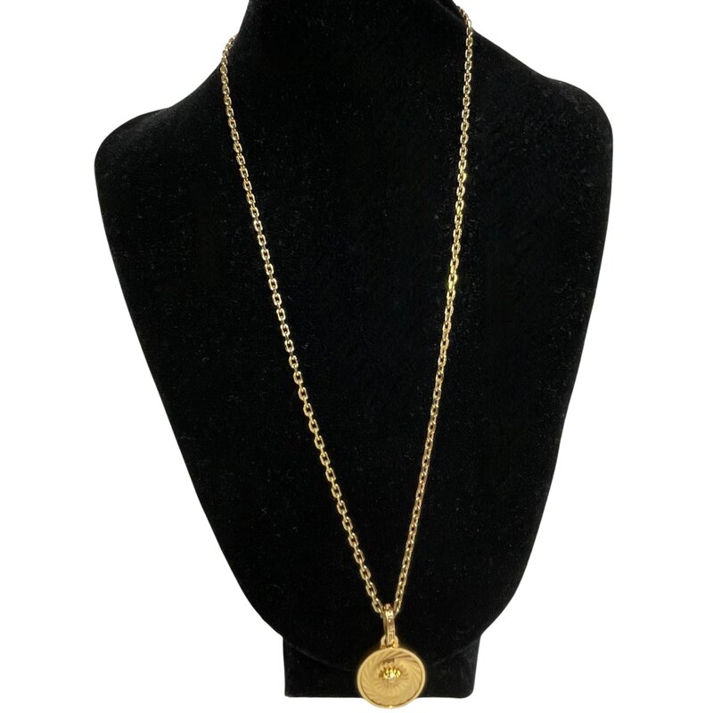 VERSACE VERSACE GOLD MEDUSA PENDANT NECKLACE