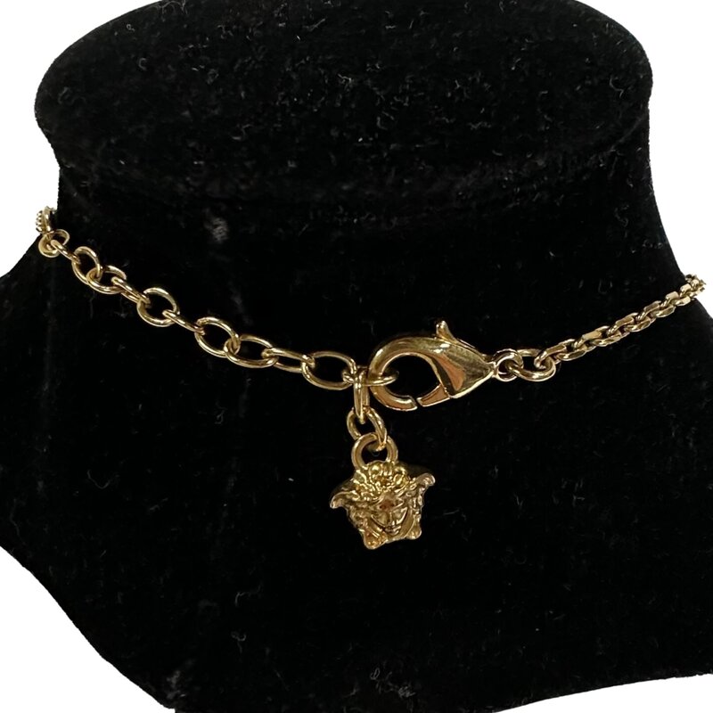 VERSACE VERSACE GOLD MEDUSA PENDANT NECKLACE
