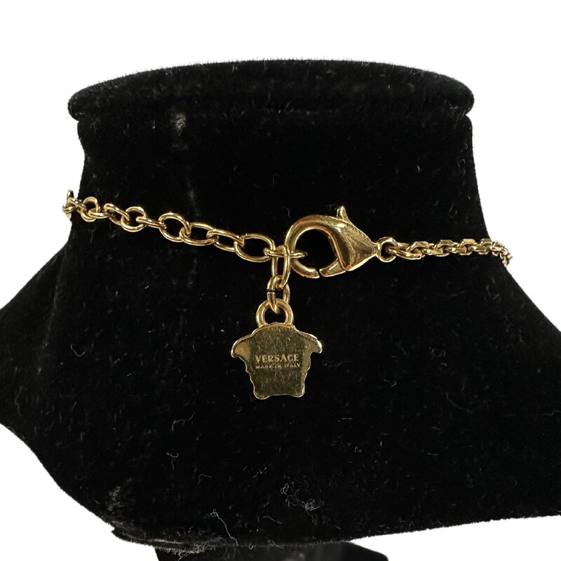 VERSACE VERSACE GOLD MEDUSA PENDANT NECKLACE