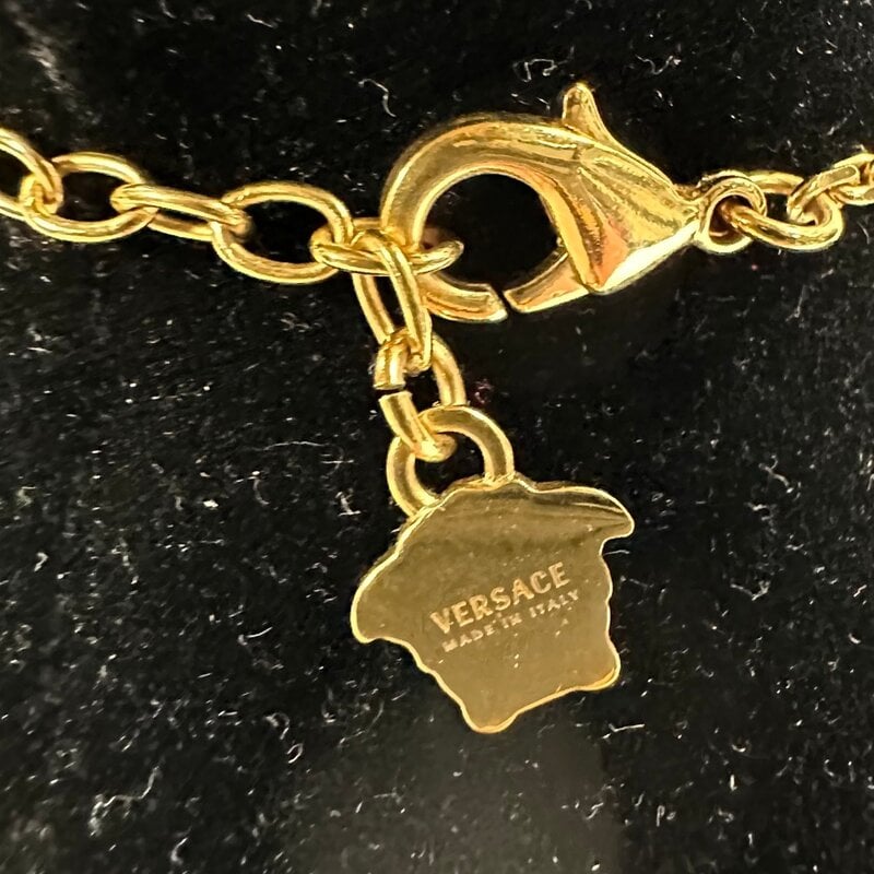 VERSACE GOLD MEDUSA PENDANT NECKLACE