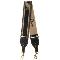 CHRISTIAN DIOR DIOR NAVY BLUE LOGO GOLD HARDWARE SHOULDER STRAP 2019