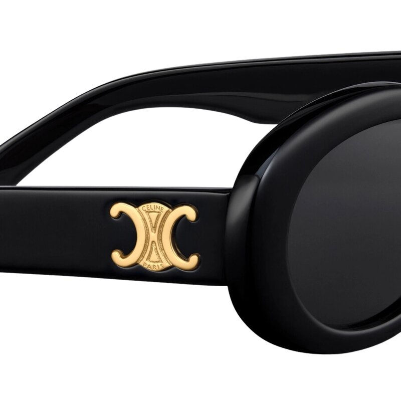 CELINE CELINE ACETATE BLACK TRIOMPHE 1 SUNGLASSES