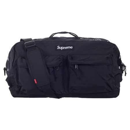 SUPREME NYLON BLACK DUFFLE BAG FW22 - CRTBLNCHSHP