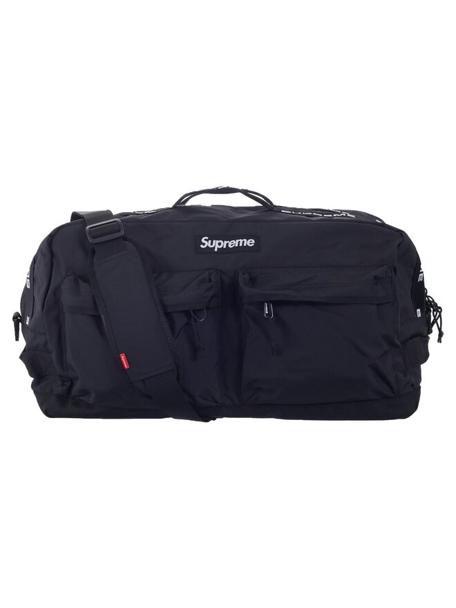 SUPREME NYLON BLACK DUFFLE BAG FW22 - CRTBLNCHSHP