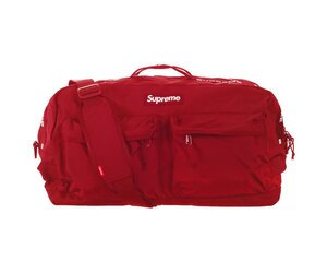 2022 FW22 Supreme x CORDURA Red Backpack & Black Duffle Bag 