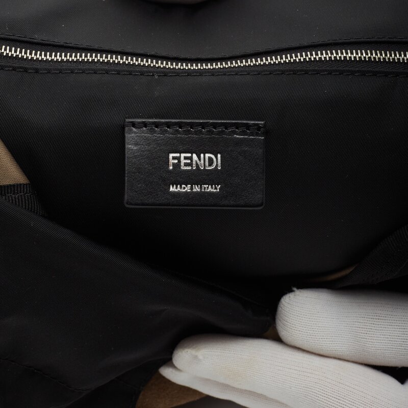 FENDI FENDI FENDINESS ROMA FF MEDIUM BROWN FF BACKPACK (7VZ066)