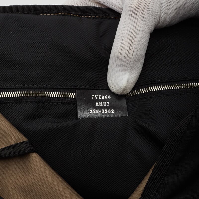 FENDI FENDI FENDINESS ROMA FF MEDIUM BROWN FF BACKPACK (7VZ066)