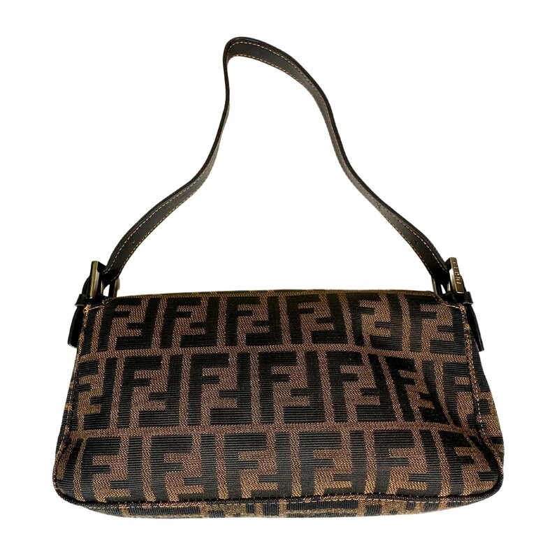 FENDI VINTAGE ZUCCA MONOGRAM 1990 S BAGUETTE BAG CRTBLNCHSHP