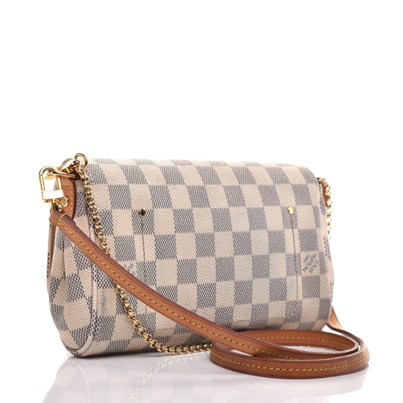 LOUIS VUITTON DAMIER AZUR FAVORITE PM SHOULDER BAG