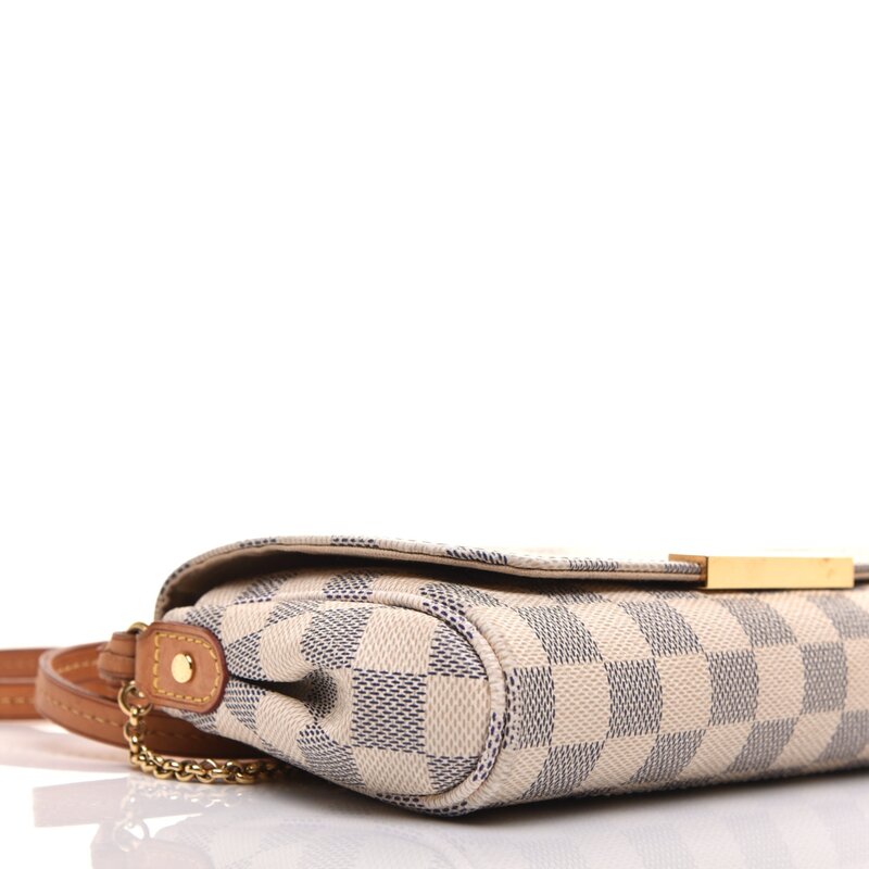 LOUIS VUITTON DAMIER AZUR FAVORITE PM SHOULDER BAG