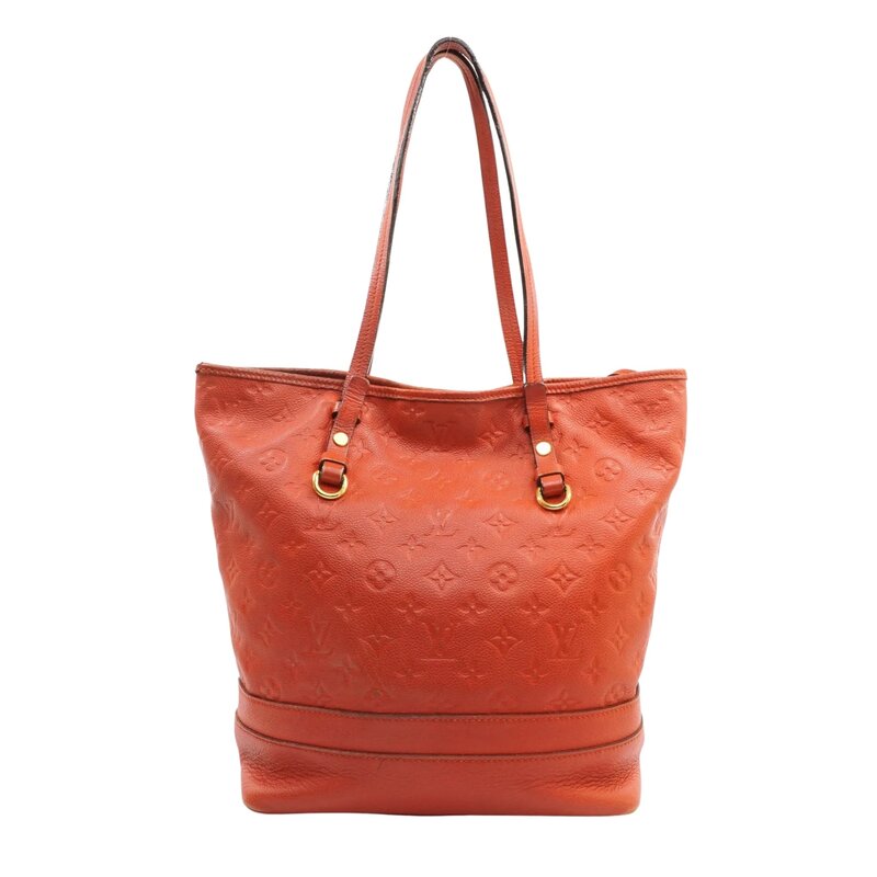 LOUIS VUITTON EMPREINTE LEATHER RED CITADINE PM TOTE BAG CRTBLNCHSHP