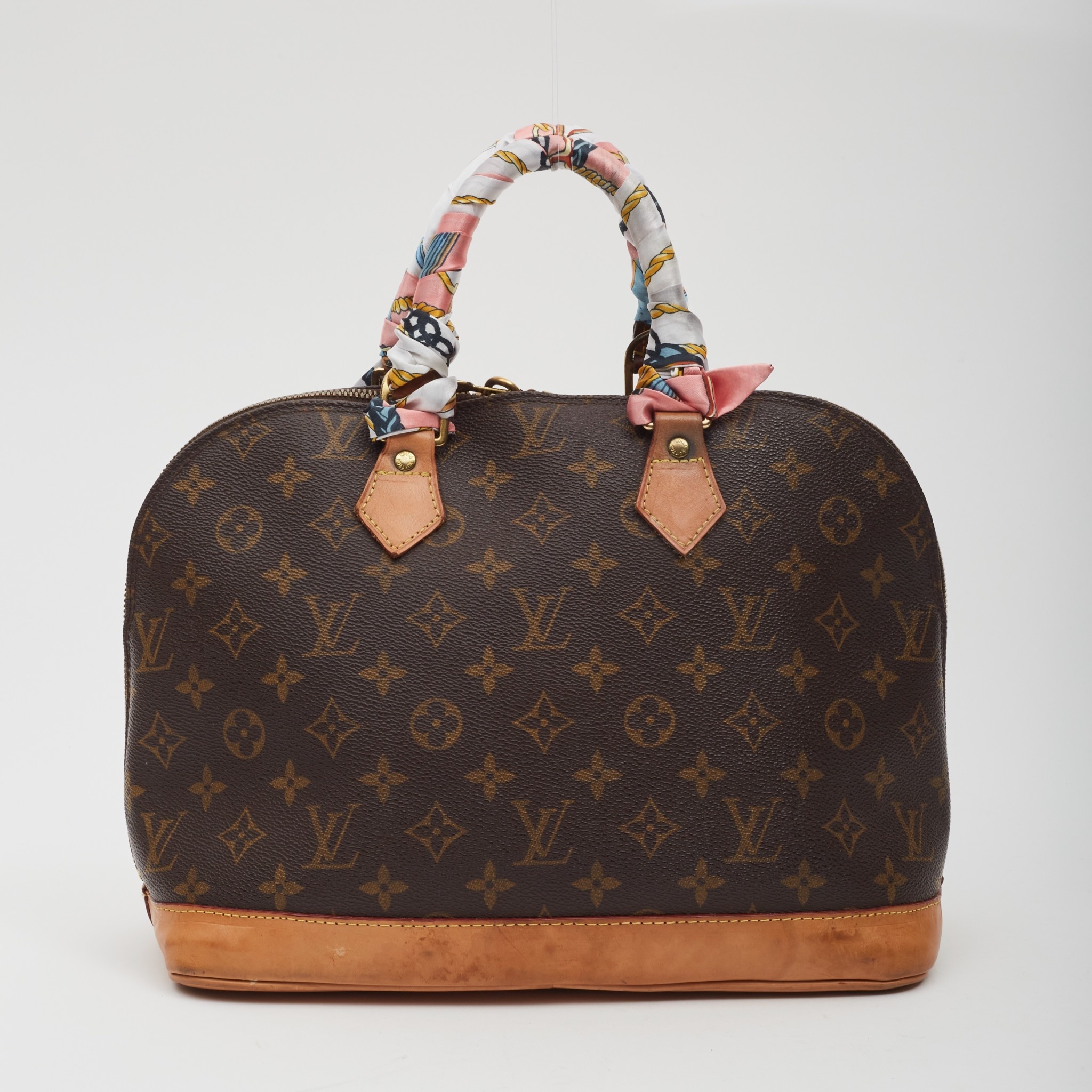 Louis Vuitton, Bags, Louis Vuitton Vintage Alma Pm Custom Painted Bag No  Flaws No Holes No Tear