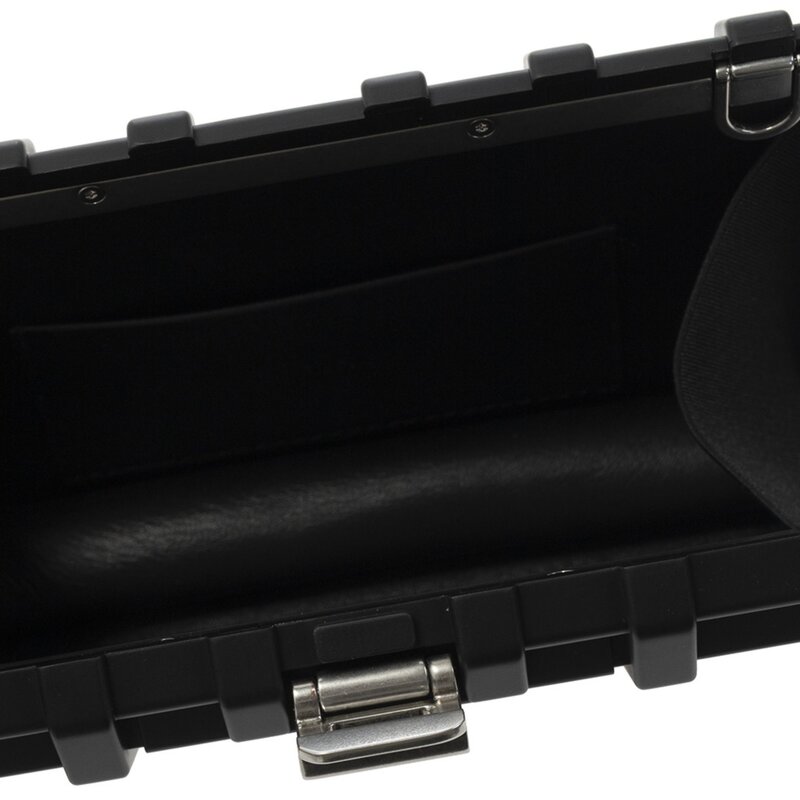 BALENCIAGA BALENCIAGA BLACK TOOLBOX CLUTCH CROSSBODY BAG