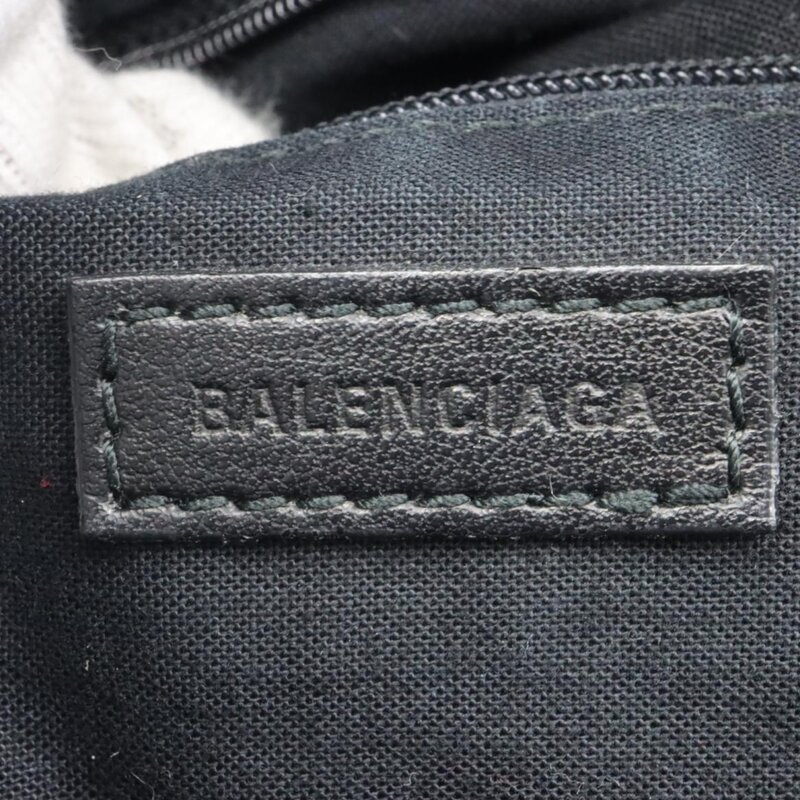 BALENCIAGA BALENCIAGA LOGOS NYLON BLACK WHITE EXPLORER BACKPACK