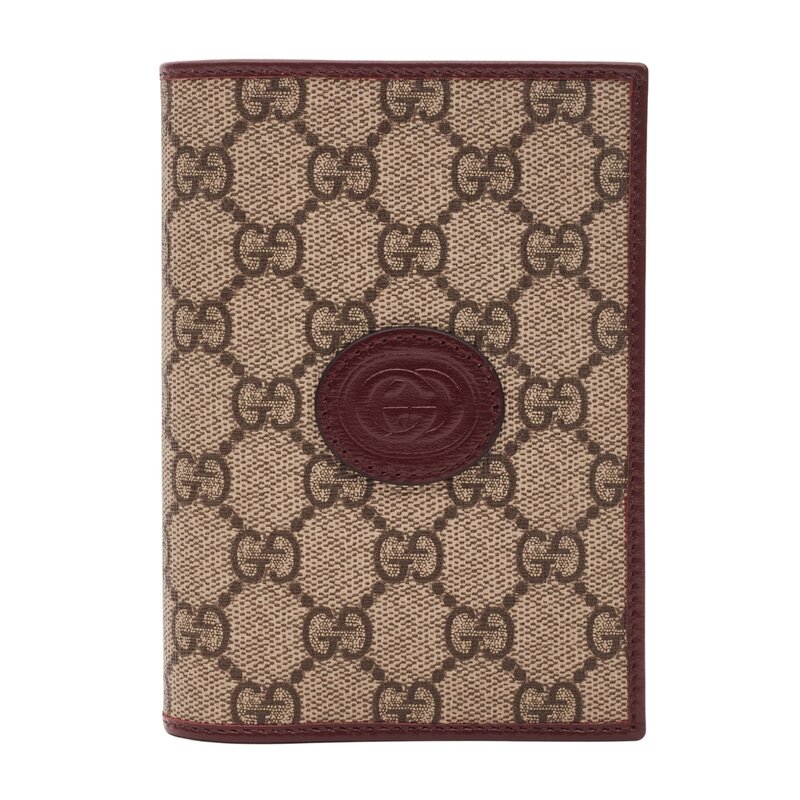 GUCCI GG MONOGRAM PASSPORT HOLDER CASE (724562)