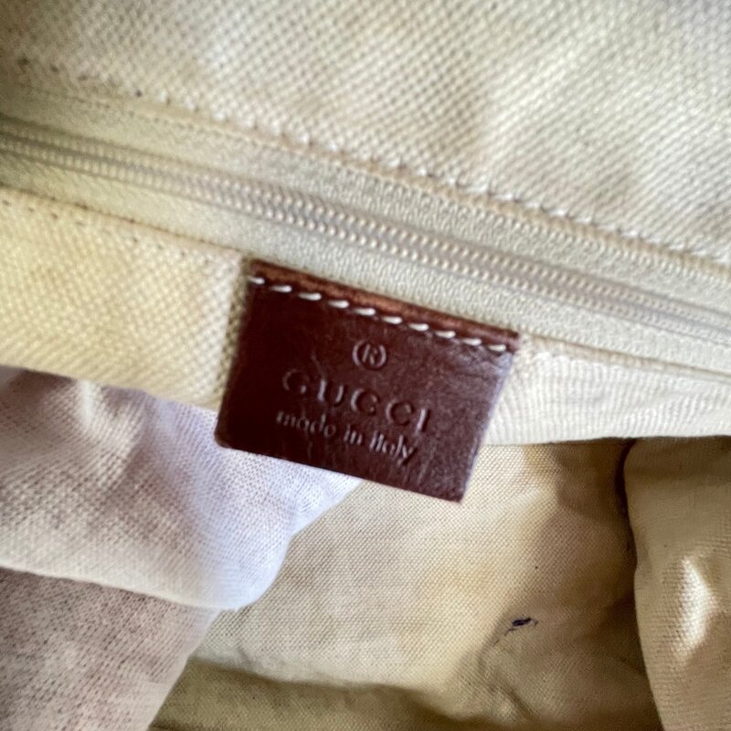 GUCCI GUCCI BEIGE MONOGRAM DIAMANTE SUKEY BOSTON BAG