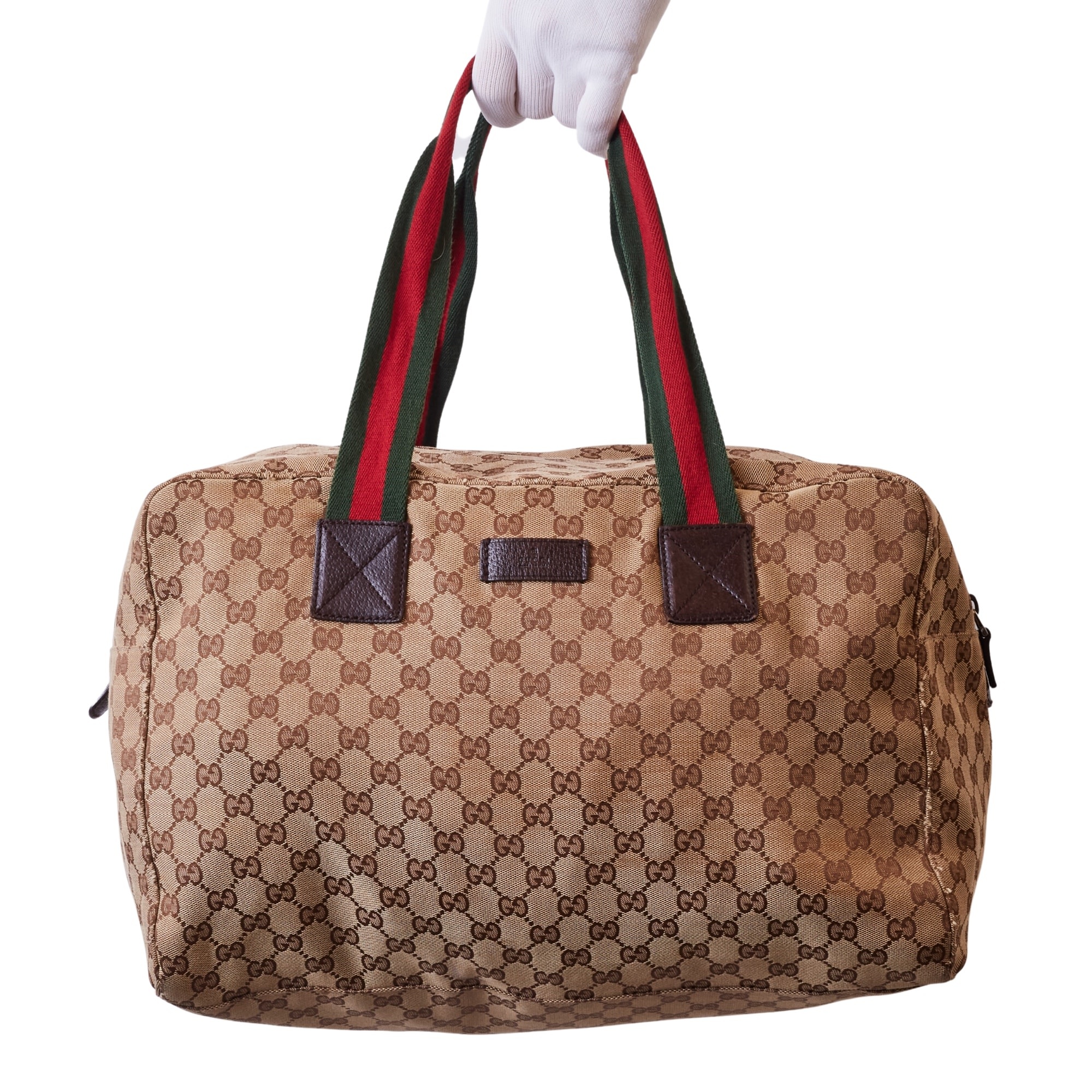 Gucci GG Supreme Savoy Medium Duffle Bag (SHF-9LeM4P) – LuxeDH