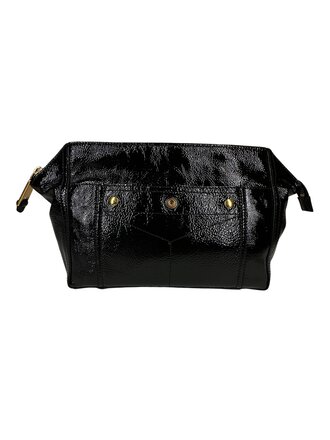 Yves Saint Laurent cosmetic bag  Black makeup bag, Yves saint