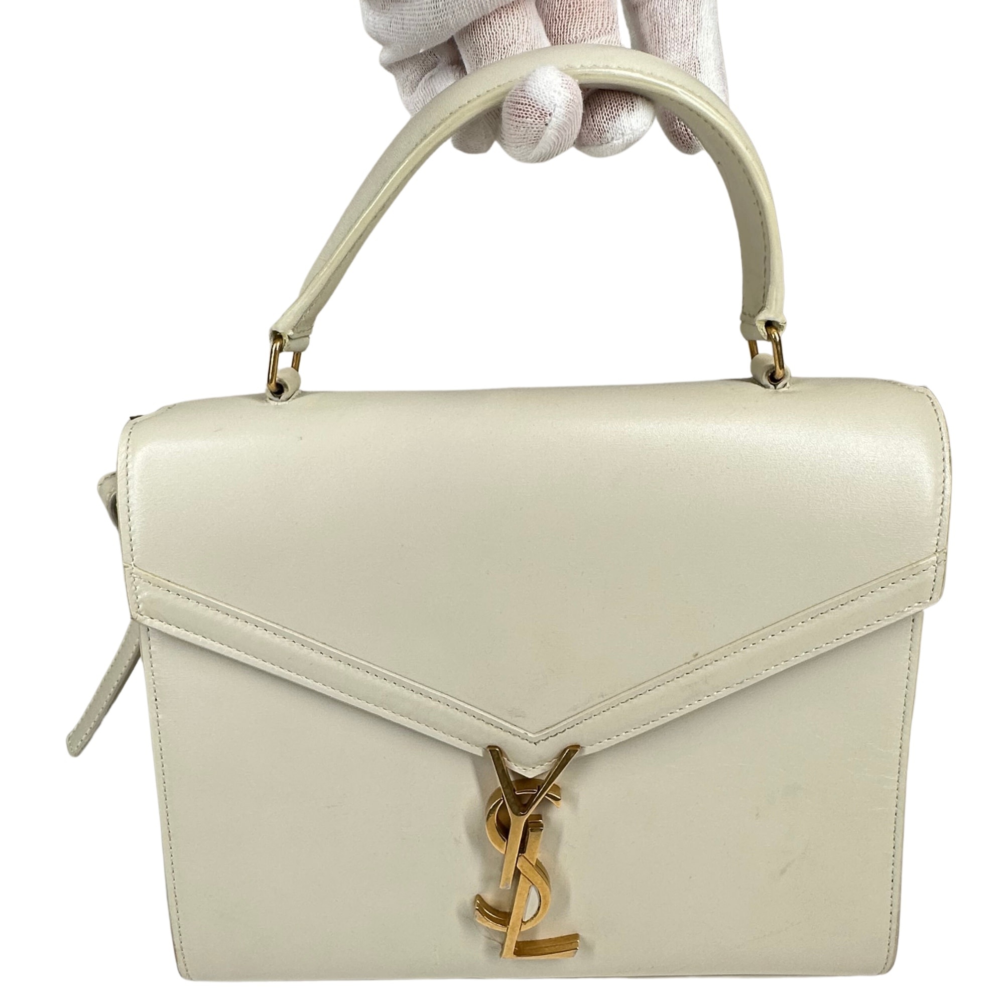 Cream Bee Quilted Leather-Look Cross Body Bag | New Look