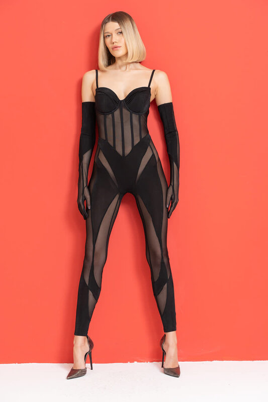 CRTBLNCHSHP SHANNON JUMPSUIT BLACK M