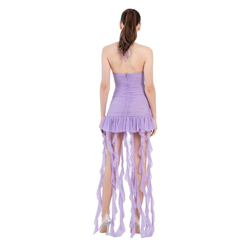CRTBLNCHSHP NORMA ACCENTED DRESS LILAC