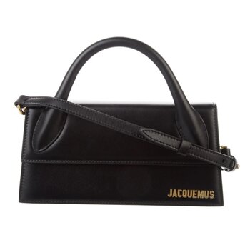 JACQUEMUS JACQUEMUS LE CHIQUITO LONG BLACK SHOULDER BAG