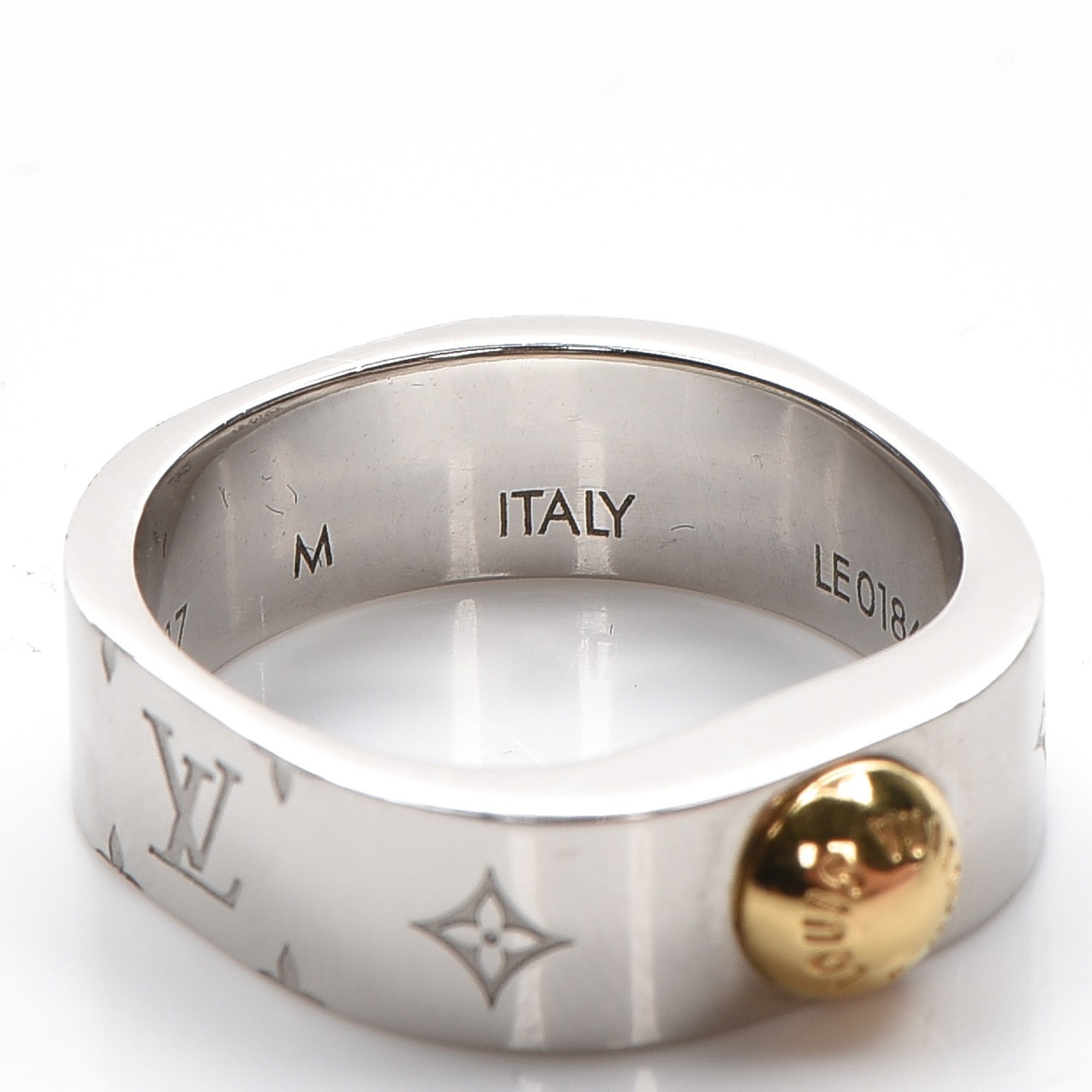 Louis Vuitton Nanogram Ring - Brass Band, Rings - LOU800017