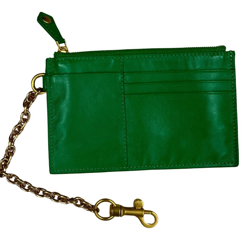 BOTTEGA VENETA WALLET POUCH GREEN