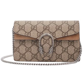 GUCCI GUCCI SUPER MINI DIONYSUS MONOGRAM GG SUPREME BAG