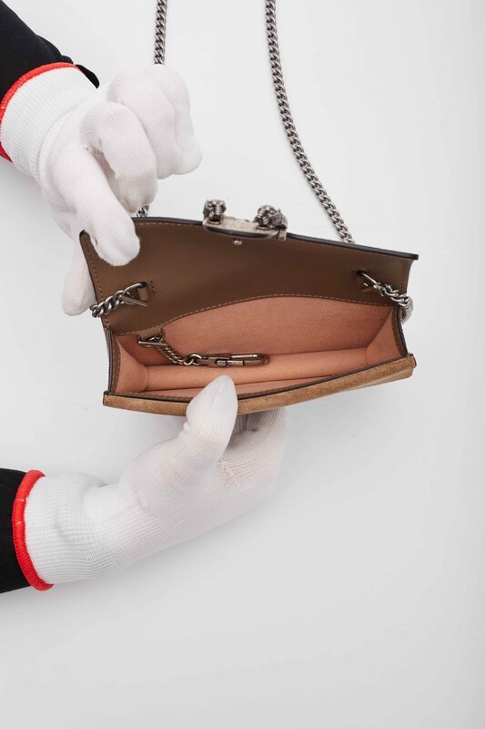 GUCCI GUCCI SUPER MINI DIONYSUS MONOGRAM GG SUPREME BAG