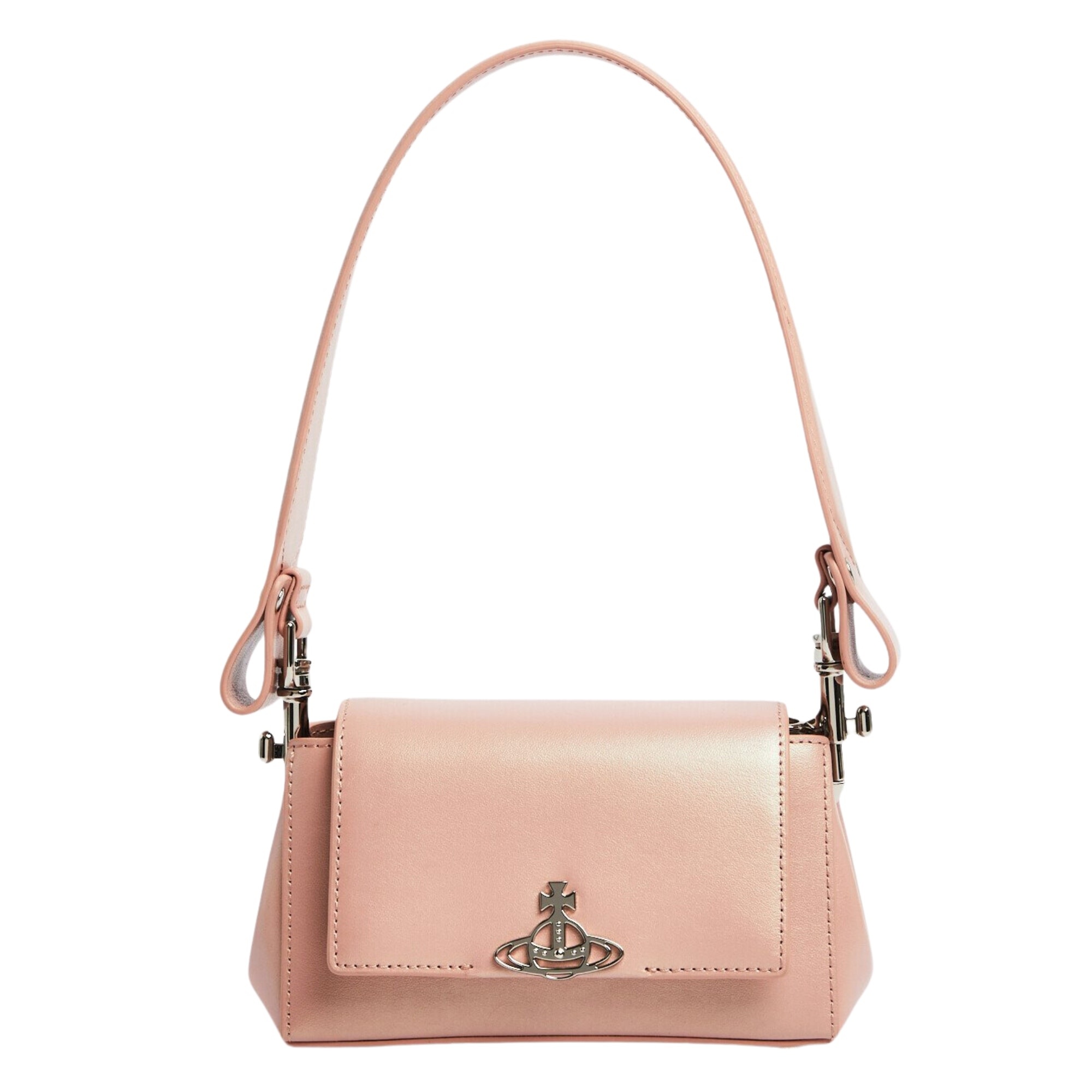 VIVIENNE WESTWOOD NUDE SMOOTH LEATHER HAZEL BAG SMALL