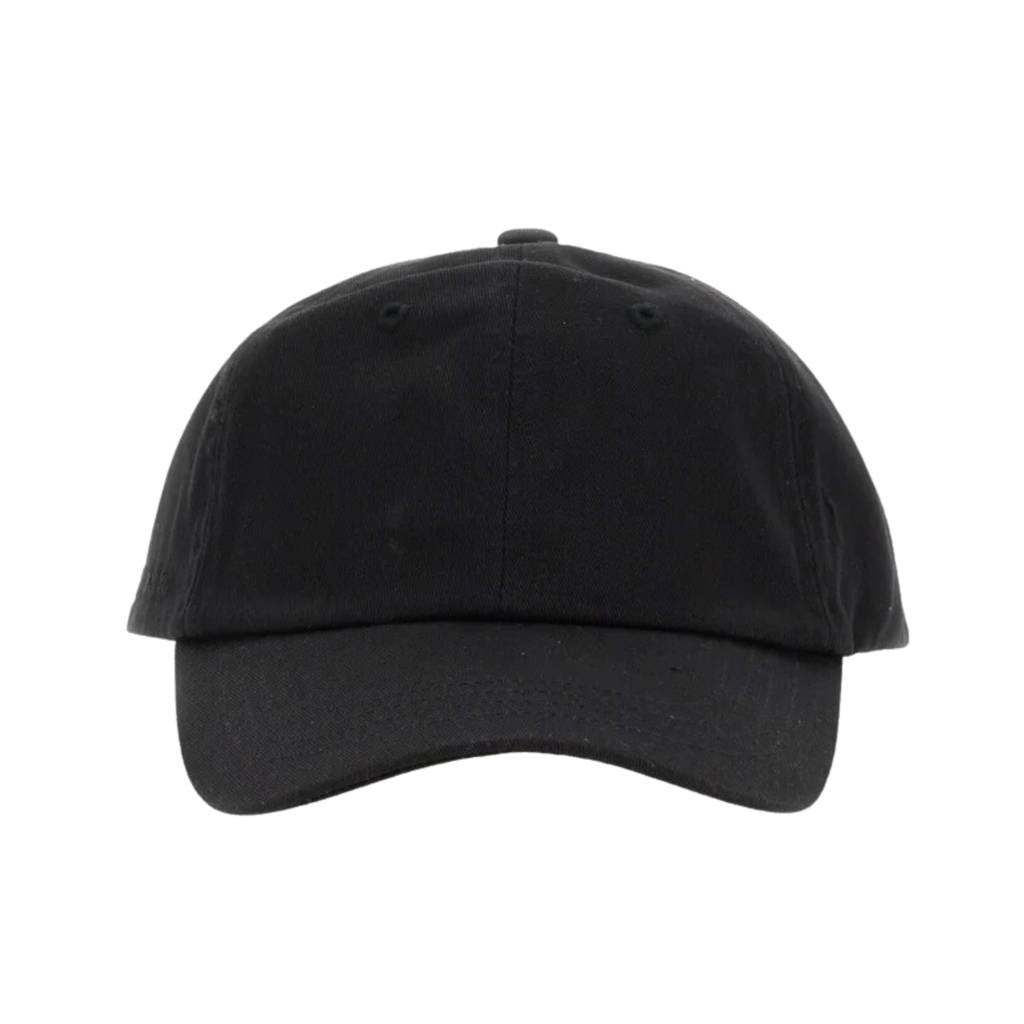 LOGO BLACK EMBROIDERED CAP (OS)