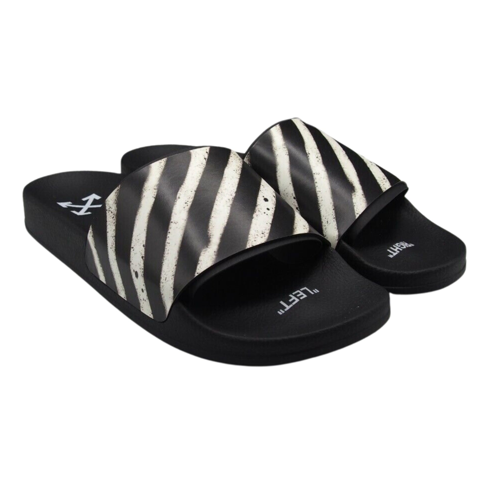 VIRGIL ABLOH LOGO GRAFFITI SLIDERS SANDAL - CRTBLNCHSHP