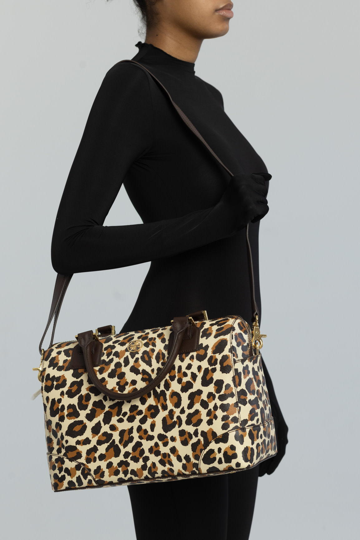 Michael Kors Leopard Calf Hair Cross Body Bag