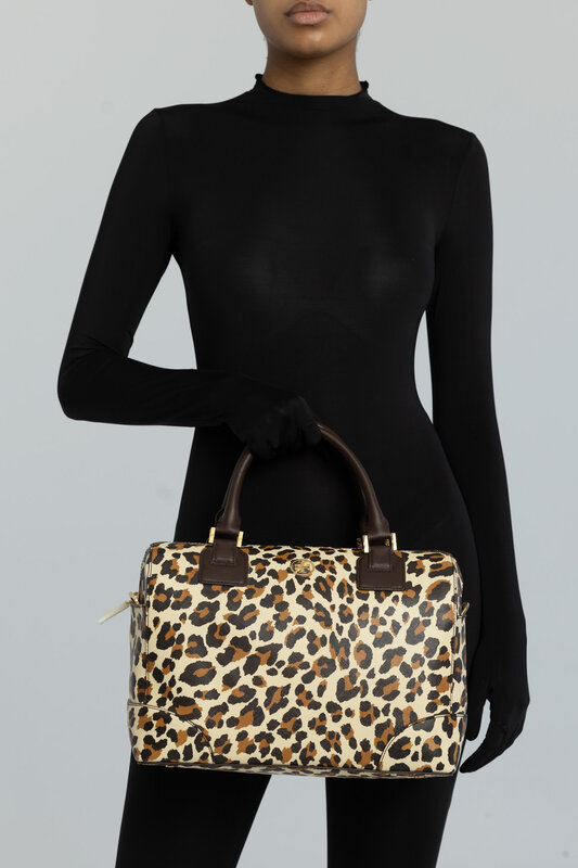 GANNI leopard-print recycled-polyester Crossbody Bag - Farfetch