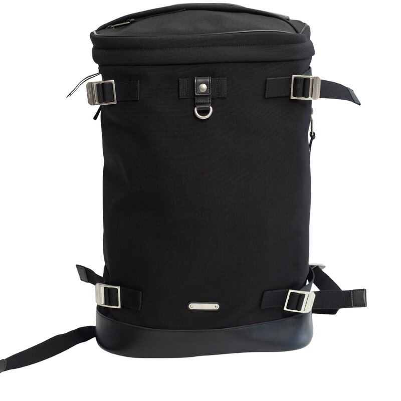 SAINT LAURENT SAINT LAURENT BLACK CANVAS RIVINGTON RACE BACKPACK
