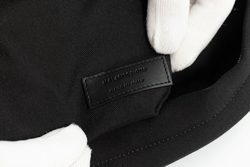 SAINT LAURENT SAINT LAURENT BLACK CANVAS RIVINGTON RACE BACKPACK