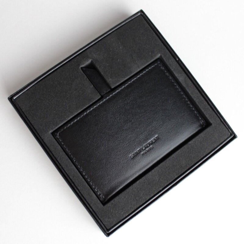 MIRROR BLACK LEATHER FOR YOU CARD HOLDER CRTBLNCHSHP