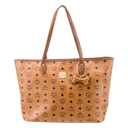 MCM MCM LOGO MONOGRAM VISETOS VISETOS TOTE BAG